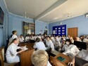 Доцент АГМУ провела для врачей поликлиники семинар по интерферонам Доцент АГМУ провела для врачей поликлиники семинар по интерферонам